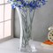 Clear Glass Flame Treated Slim Flared Vases Event Centerpiece